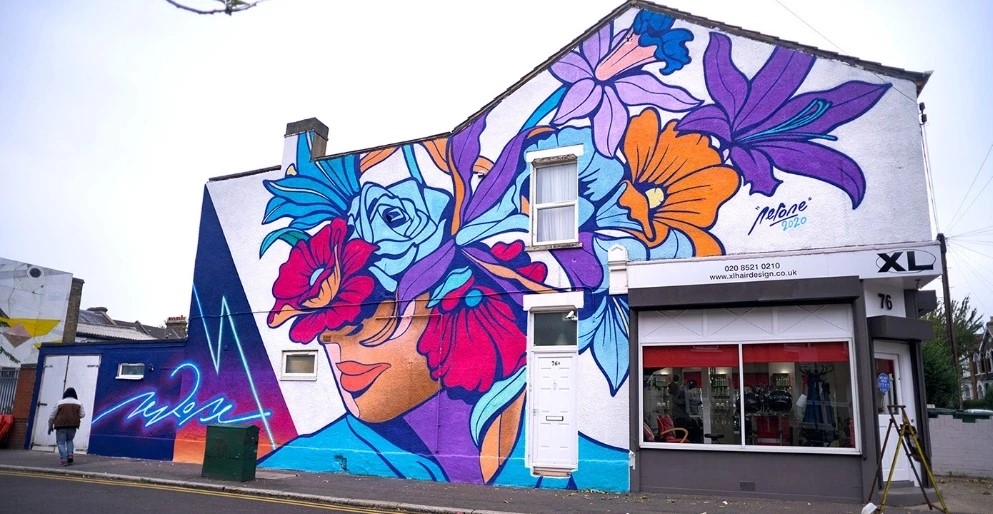 3D网红打卡手绘墙