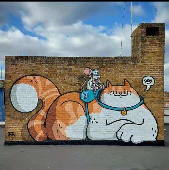 3D网红打卡手绘墙