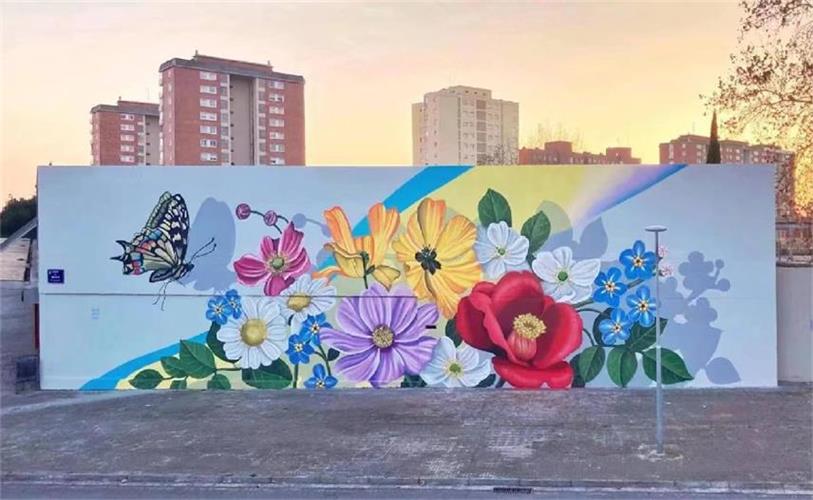 3D网红打卡手绘墙