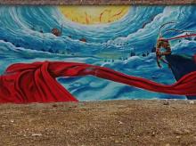 3D网红打卡手绘墙