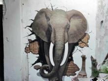 3D网红打卡手绘墙