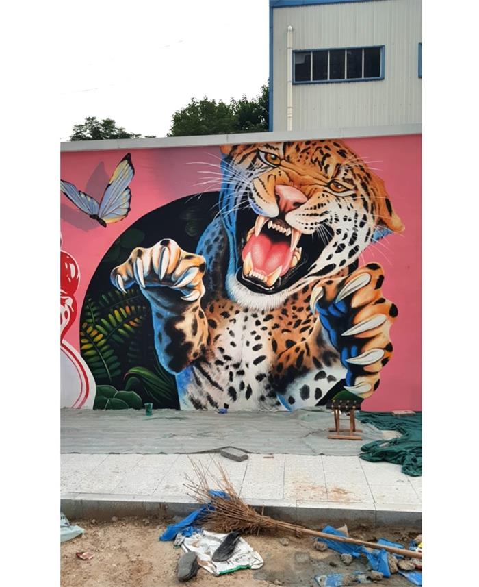 3D网红打卡手绘墙