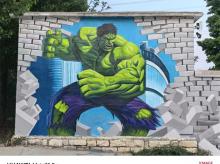 3D网红打卡手绘墙