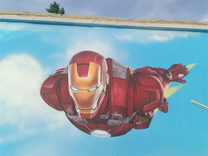 3D网红打卡手绘墙