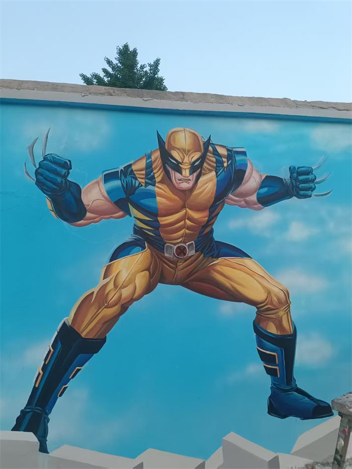 3D网红打卡手绘墙