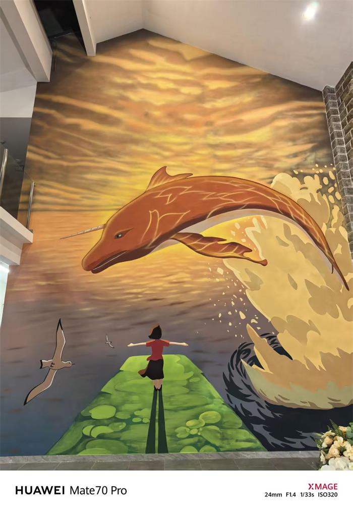 3D网红打卡手绘墙