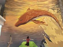 3D网红打卡手绘墙