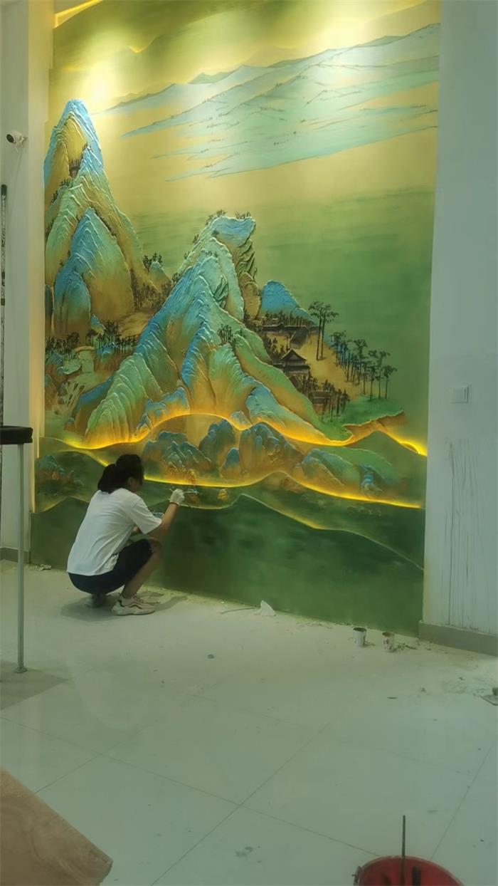 墙绘彩绘