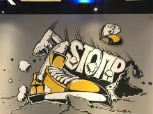 商业工装彩绘墙绘