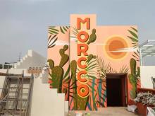 商业工装彩绘墙绘