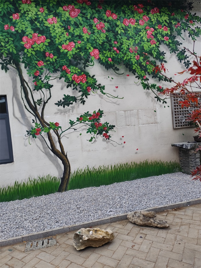 网红打卡手绘墙