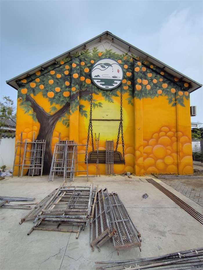 网红打卡手绘墙