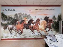 商业工装彩绘墙绘