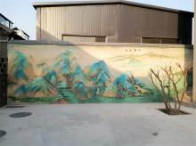 商业工装彩绘墙绘