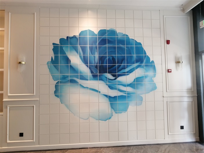 商业工装彩绘墙绘