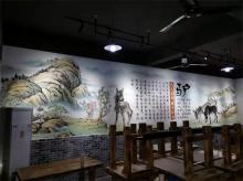 商业工装彩绘墙绘